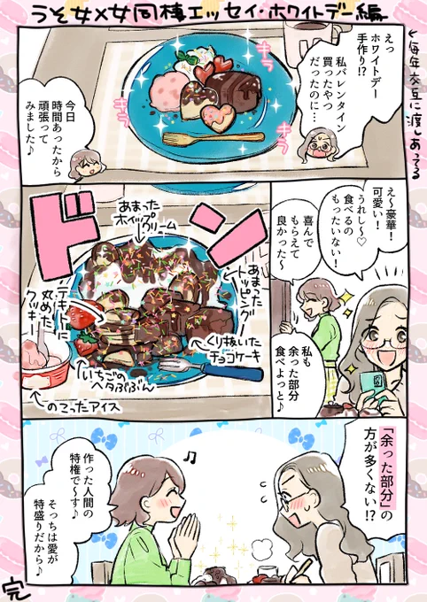 嘘・女女同棲エッセイ ホワイトデー編 