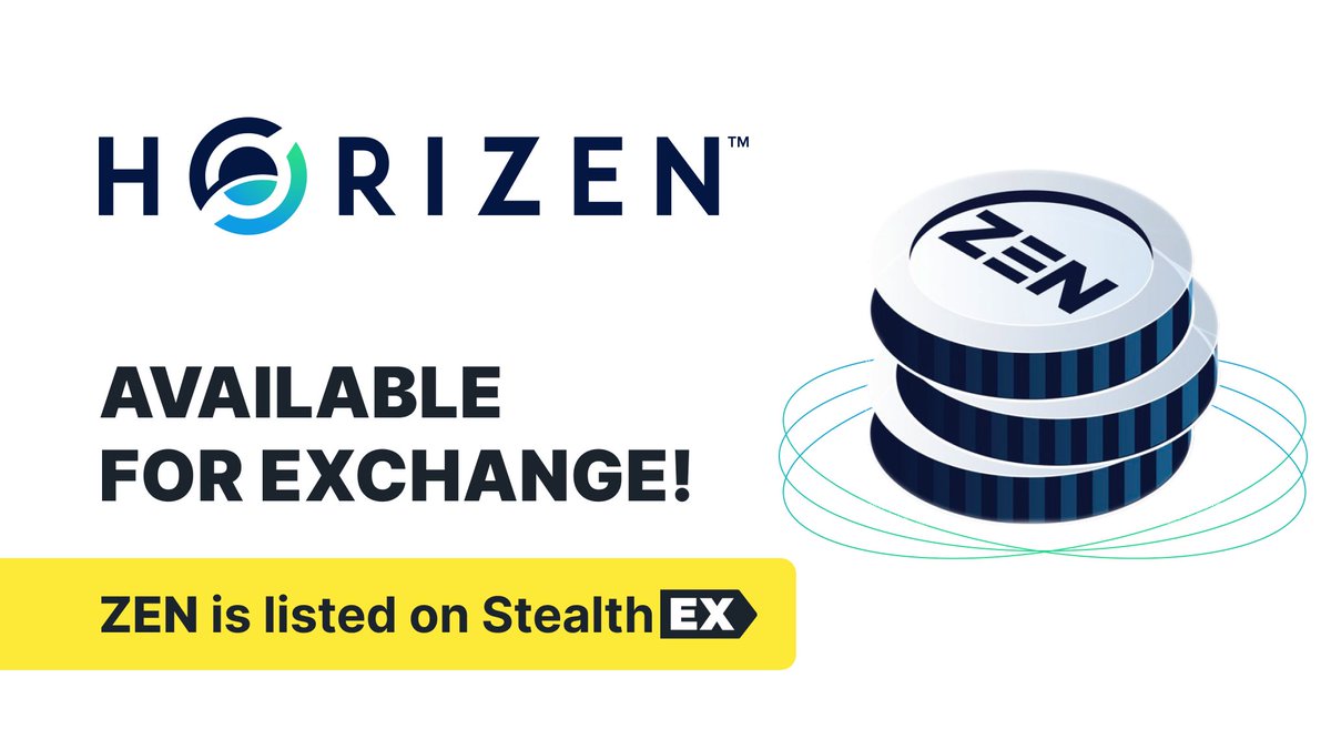 StealthEX_io's tweet photo. Join #web3 universe now! 🚀

@horizenglobal is becoming the latest component of the modular blockchain stack making settlement faster &amp; more affordable than ever

Get $ZEN on StealthEX custody-free!

👉 https://t.co/pwGTAdHhNJ 👈

No upper limits for exchange of 1400+ assets 💫 https://t.co/wBAQRJY9P9