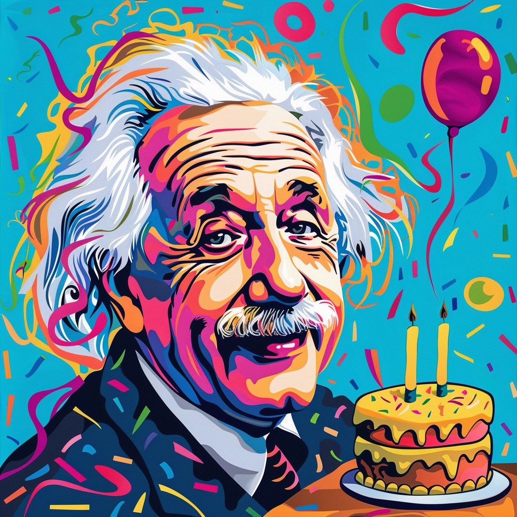 Happy 145th birthday to Albert Einstein! 🎂 🎉