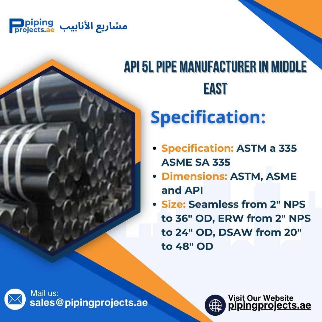 pipingproj_AE's tweet image. API 5L Pipe Manufacturer &amp;amp; Supplier in Middle East.
Piping Projects Middle East is a leading API 5L Pipe Manufacturer in Middle East.
For more details, Also Visit: pipingprojects.ae/api-5l-pipe.php
#api5lpipe #bestpipes #api5lpipemanufacturers
