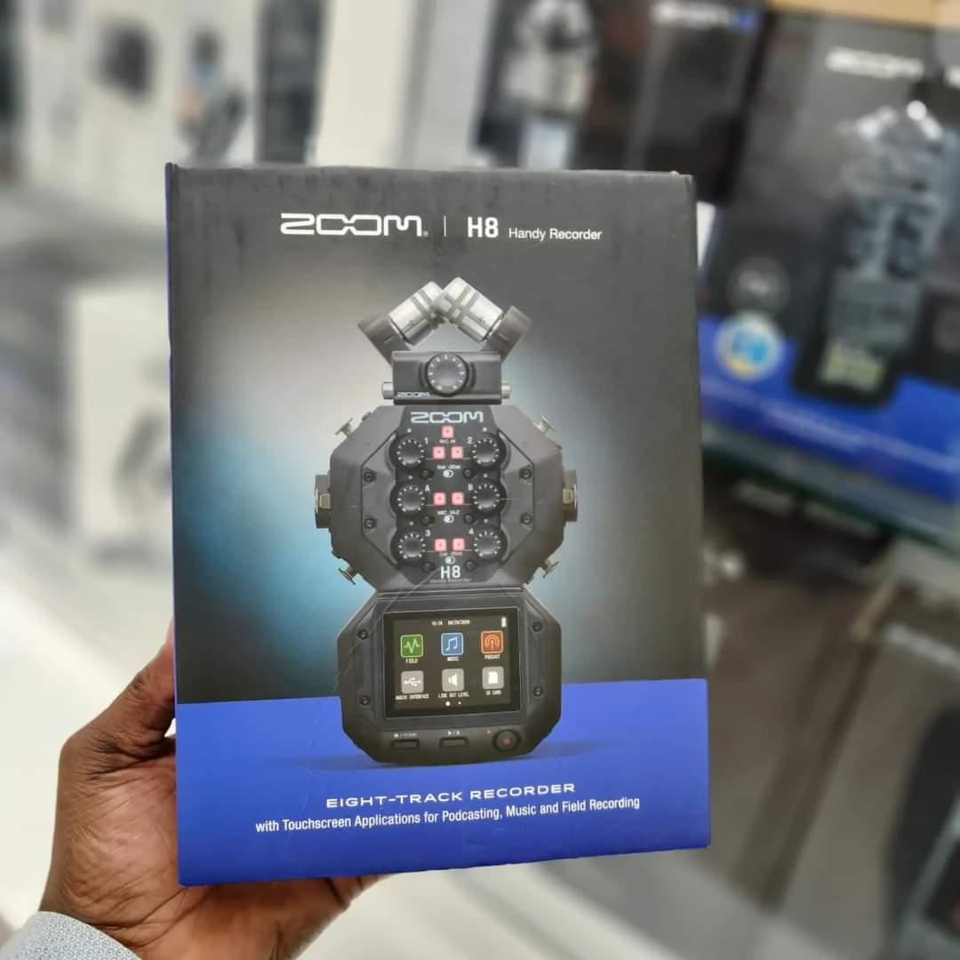 Zoom H8 8-Input / 12-Track Portable Handy Recorder

- Podcast/Music/Field Recording Modes
- Swappable X/Y Stereo Mic Capsule

Visit our site below to order 
Now: camerastuffkenya.com

#zoom #zoomh8 #audiointerface #podcast #recorders #portablerecorders #digital