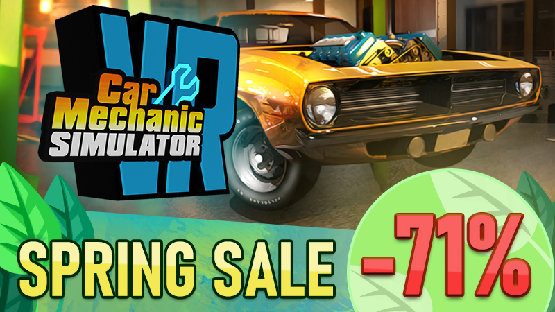 gameformatic's tweet photo. 💥Rev up your engines and dive into the world of car repair with Car Mechanic Simulator VR! 🚗 Dive into the world of tinkering with a jaw-dropping -71% discount!
Link: https://t.co/Who9GBsHNt
#CMSVR #SteamSpringSale https://t.co/p0jqPWOoYT