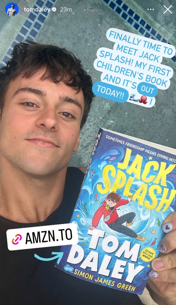 love_nilla's tweet photo. Congrats Tom 👏
Tom new book #jacksplash is out now
https://t.co/zBVb4rIhQr . https://t.co/Dmemjn40Ad