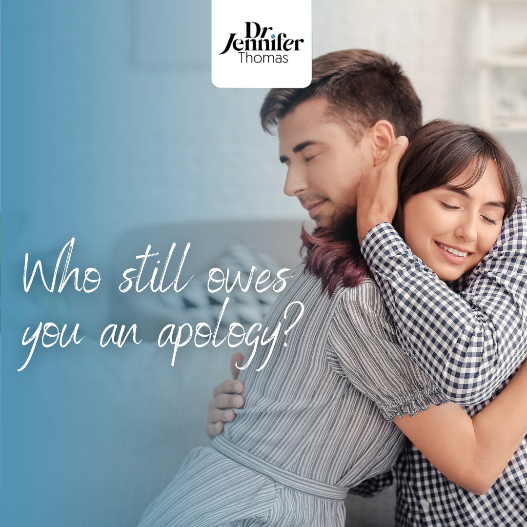 drjenthomas's tweet image. Reflecting on owed apologies can be transformative. Identifying those who owe us apologies is a step toward healing and resolution. Yet, forgiveness is for our peace, not just for others. 

#ApologyLanguages #EmotionalFreedom #ForgivenessHeals