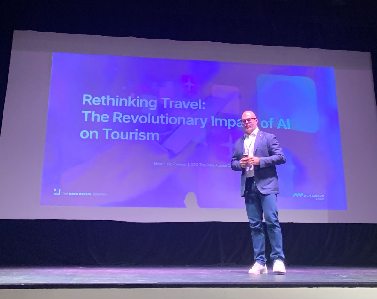 DataAppeal's tweet image. Il nostro CEO, @mkl, sul palco di #DigitalWay con il suo intervento “Ripensare il mondo del #turismo: l’impatto rivoluzionario dell’#intelligenzaartificiale.
#toccailfuturo @CNAFerrara @cna_er