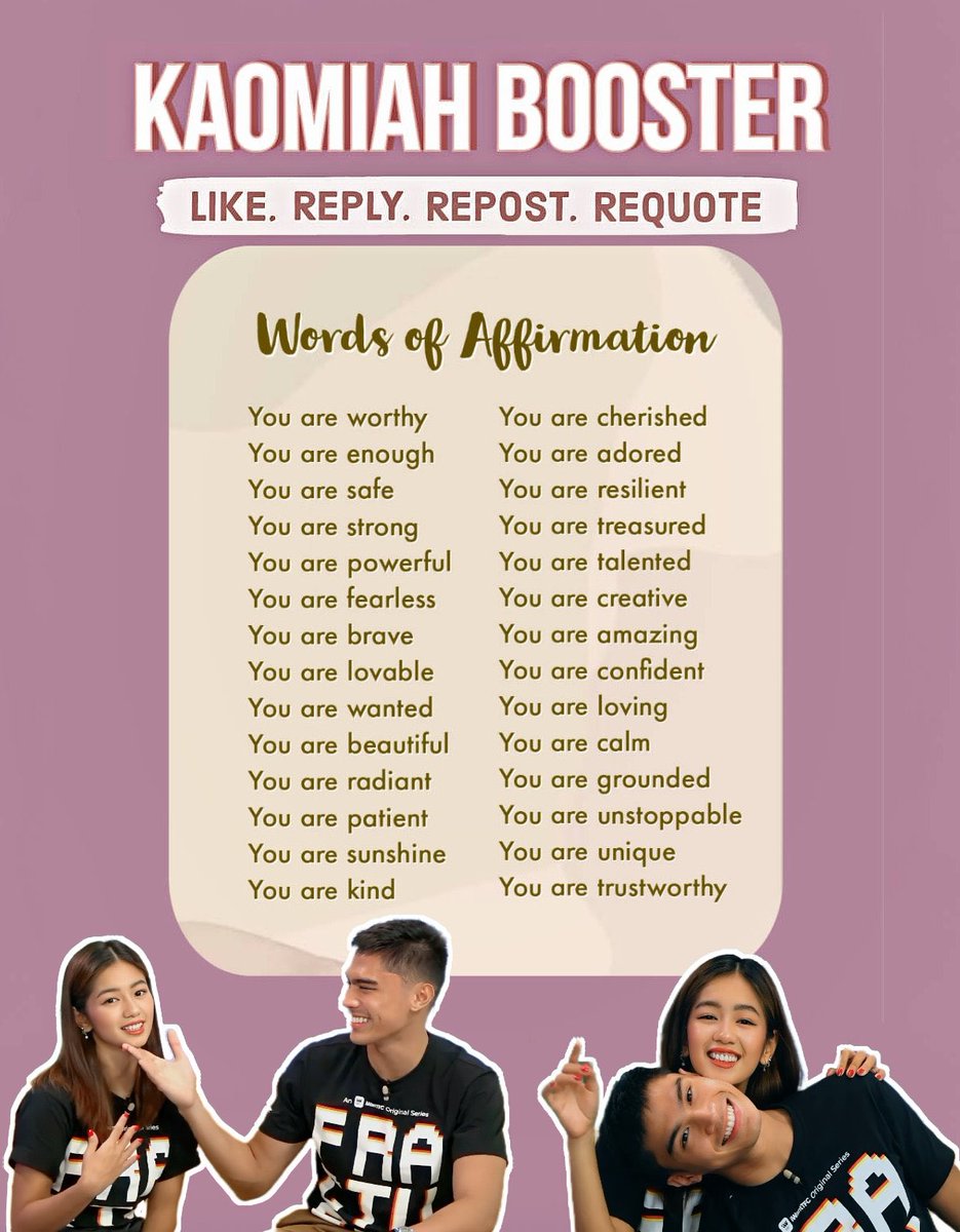 [ENGAGEMENT BOOSTER]

Don’t forget to use our new tagline

KAOMIAH EveningToRemember