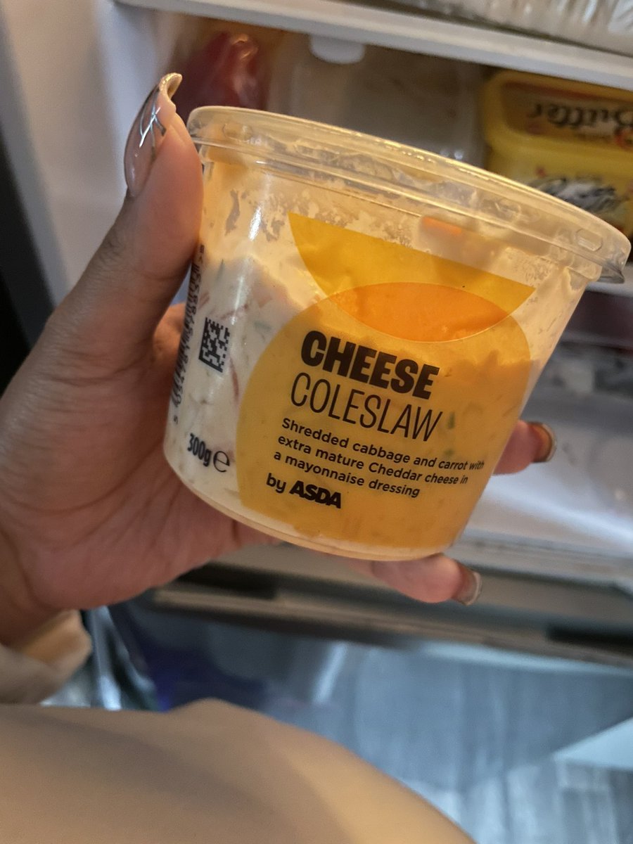 lz2winz's tweet photo. @asda @AsdaServiceTeam I was going to keep quiet because you said you’re looking into but now you guys are taking the piss, I ordered food to be delivered 8/03/2024 they’ve given me coleslaw which expired on 23/02/24 my PREGNANT girlfriend is now suffering with food poisoning https://t.co/pQ31QbgTwr