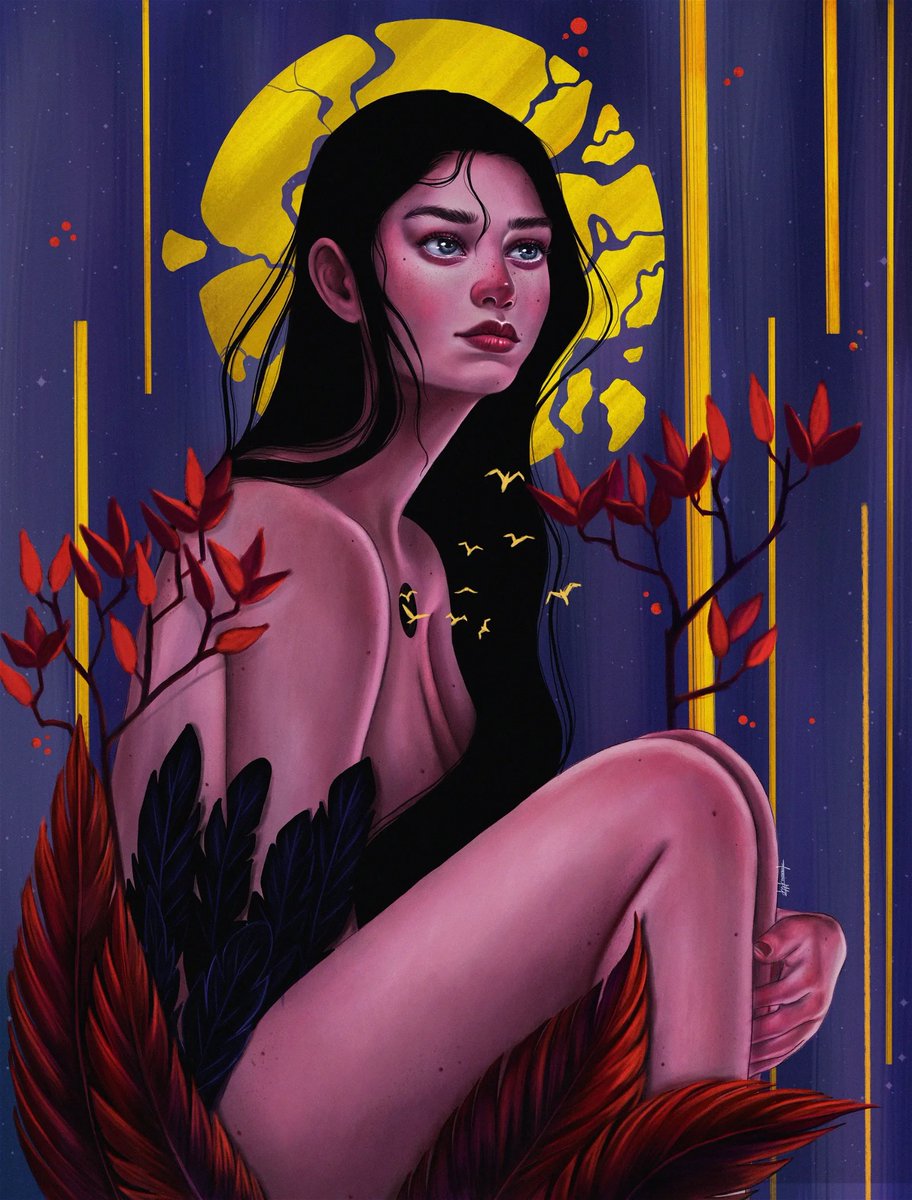 Gm☀️with wonderful art by talented <a href="/francisftlp/">Francis F. Torres</a> ❤️‍🔥

“No fears, no ties, no doubts, no remorse. Free and fly like a bird feeling the flow of the wind, the flow of everything”

FREE
 
LE 5/5 on <a href="/walletbubbles/">WB</a> 💎
🔗👇🏼
#walletbubbles