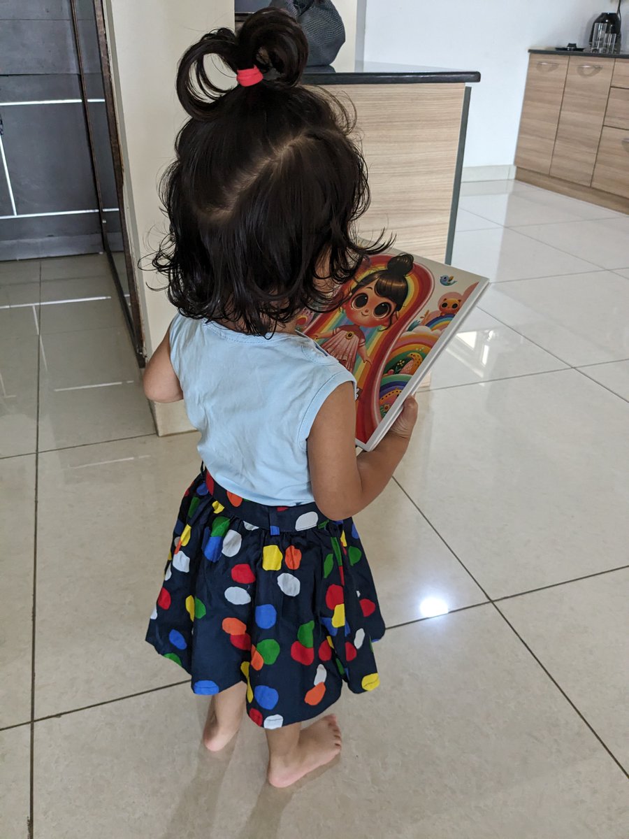 pulkitagrawal's tweet photo. I created a physical storybook featuring my daughter using AI.

Here’s how you can do it too, for free! 👇 https://t.co/nTu4wEGTfm