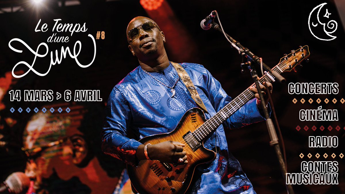 ✨Jour-J pour le lancement du festival !🌙 

On se retrouve ce soir au <a href="/grandmix/">Le Grand Mix</a> avec Vieux Farka Touré et Arash Sarkechik ⚡️