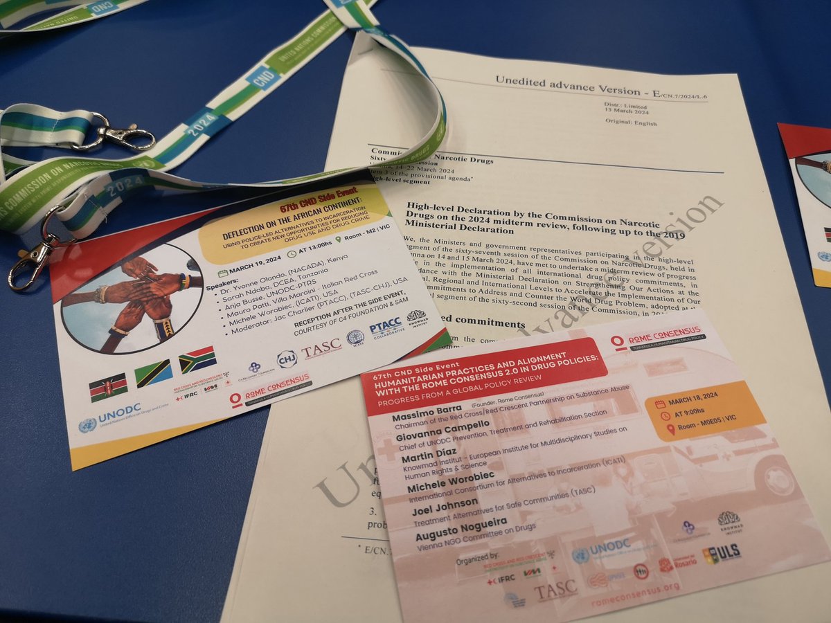 KnowmadInstitut's tweet image. 🌍 The 67th session of the CND begins! A pivotal moment to reshape global drug policies 🕊️. At #CND67, we advocate for reform grounded in science, health, and human rights. Join us in pushing for a more humane and sustainable approach. #HumanRights #DrugPolicyReform