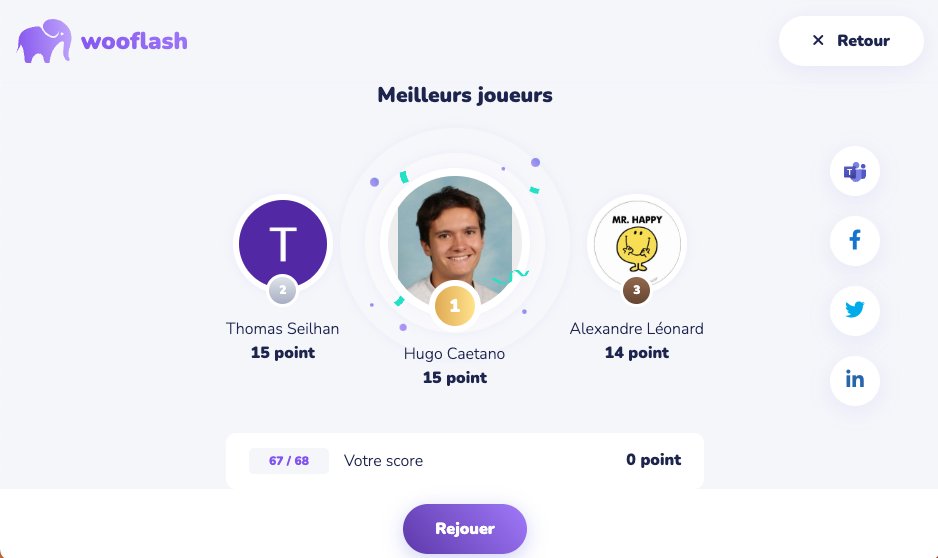 wooflashapp's tweet photo. Nous travaillons actuellement à l'amélioration des fonctionnalités de #Wooflash 🐘liées à la #gamification : connaissez-vous le "Mode Jeu" ? quelles sont vos suggestions ? https://t.co/wFiPaxhrrF