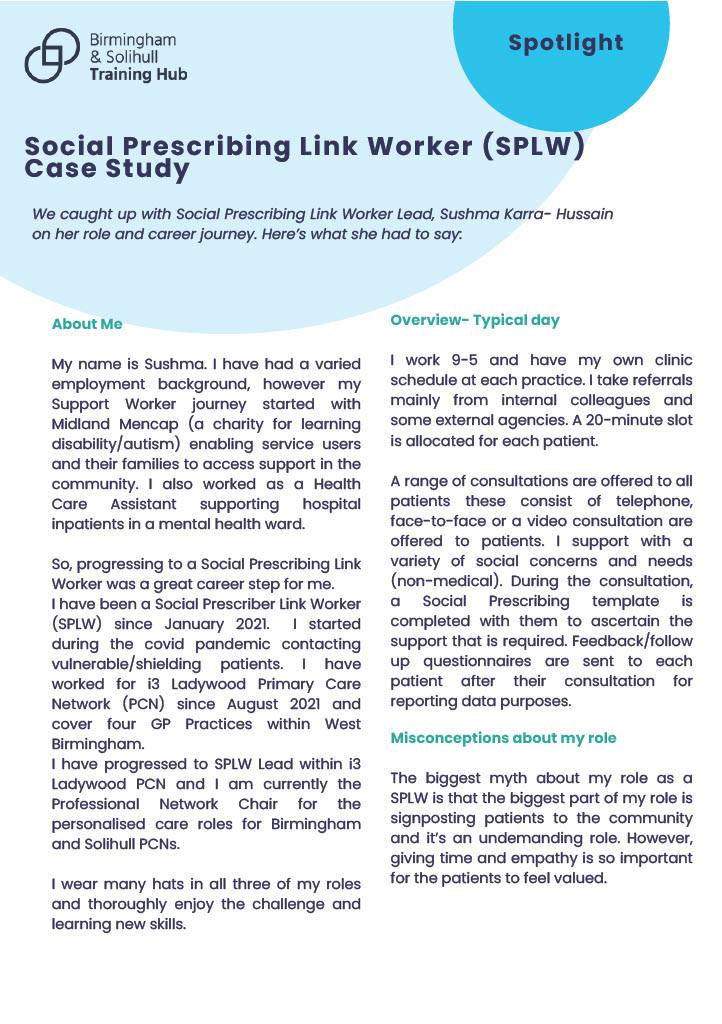 Birmingham & Solihull NHS Training Hub tweet media