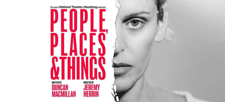 Duncan Macmillan’s hit play People, Places & Things comes to @TrafTheatre on 3 May. Denise Gough reprises her Olivier Award-winning role as Emma, a struggling actress whose life is spinning recklessly out of control. On Sale 10am 15 March eu1.hubs.ly/H085CyJ0 #PPTOnStage
