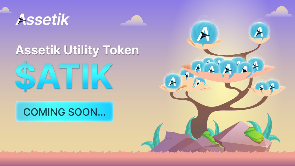 assetik_io's tweet photo. 💥Big News! We’re thrilled to announce that #Assetik Utility #Token $ATIK is coming

🎯 $ATIK will become the backbone of our project, guaranteeing a healthy ecosystem
📌Great benefits: https://t.co/HorMzzdN2m

👉Stay tuned for latest updates of #Tokenomics &amp; #Launching Schedule https://t.co/2gJvdvRFQ2