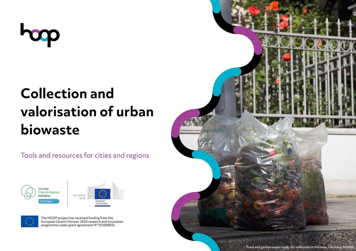 📚 Dive into the latest handbook from HOOP! Learn about urban #biowaste collection and #valorisation tools for cities and regions, EU regulations, key challenges, and more. Download your copy today! 👇 hoopproject.eu/library/ @CETENMA