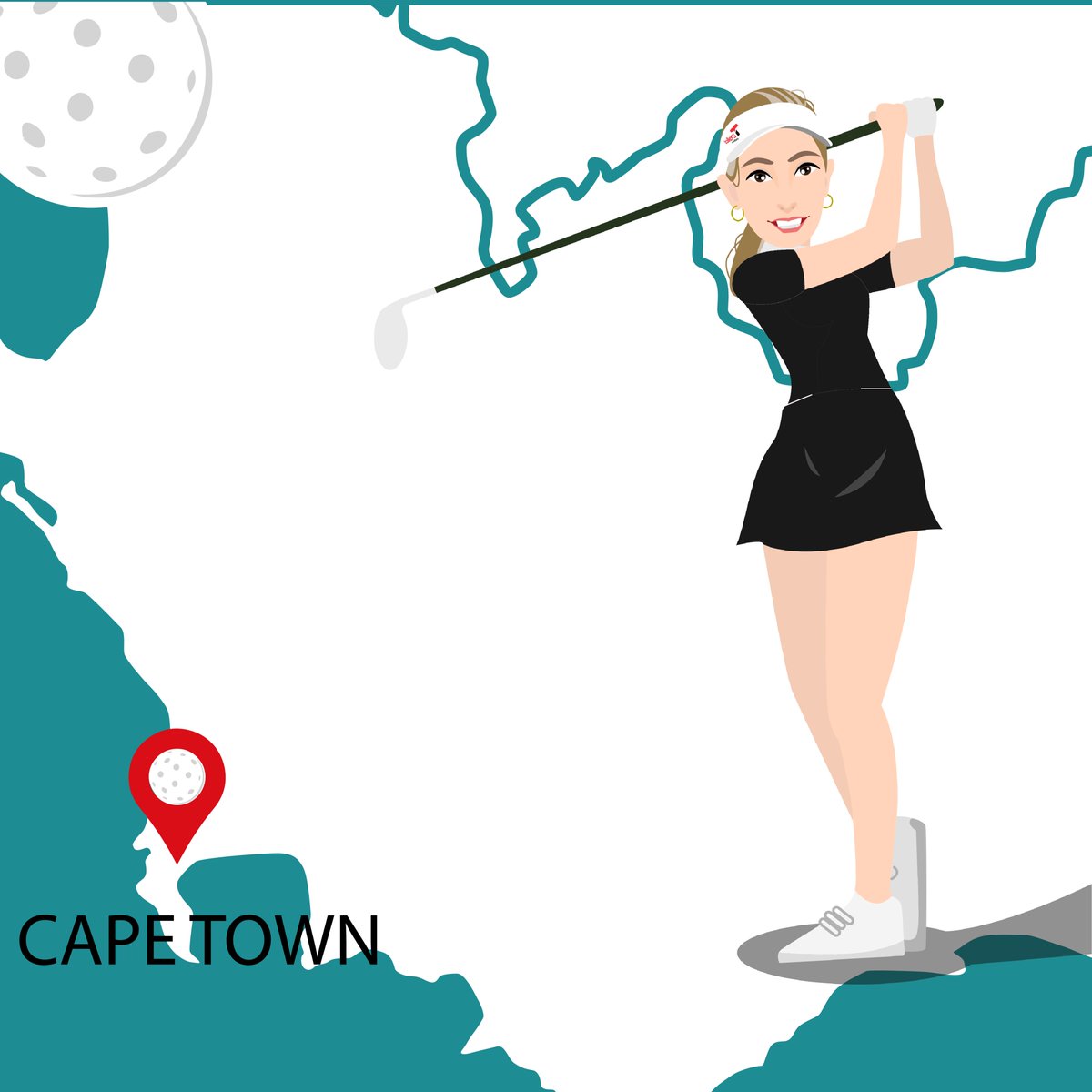 Where’s Lauren? This week sees @lauren_taylor94 completing in the @StandardBankZA Ladies Open, part of the @SLadiesTour being held at the @royalcapegolf. This course is South Africa’s oldest & most prestigious, set against the backdrop of Table Mountain. Good Luck Lauren!