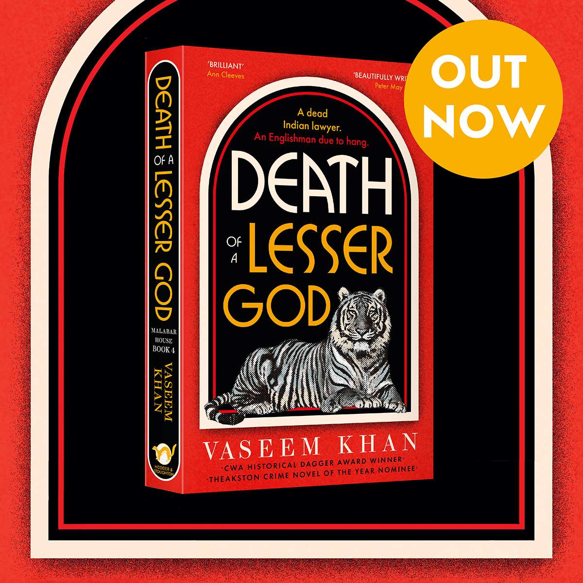 DEATH OF A LESSER GOD, the fourth rip-roaring thriller in @VaseemKhanUK's award-winning Malabar House series, publishes today in paperback! 'I couldn't love this series more' CHRIS WHITAKER Get your copy now! brnw.ch/21wHRCh