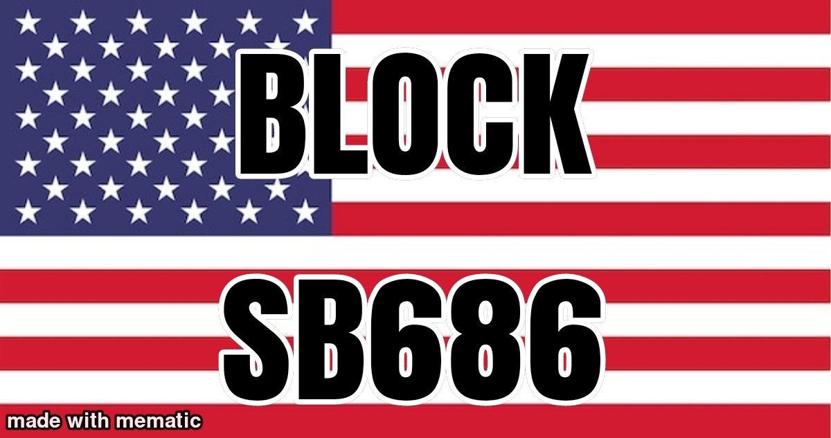 AndrewGilmerUS's tweet photo. WARNER, THUNE, BALDWIN, FISCHER,
MANCHIN, MORAN, BENNET, SULLIVAN, GILLIBRAND,
COLLINS, HEINRICH, ROMNEY, and CAPITO
ARE SELLING YOU OUT!
THEY ARE PUTTING YOUR RIGHT TO FREEDOM OF EXPRESSION ON THE CHOPPING BLOCK!
#SB686
#FreedomOfExpression
#SpreadTheWord
#Overreach
#Tyranny
https://t.co/44DaKnqHay
Contact your Senator and tell them to: