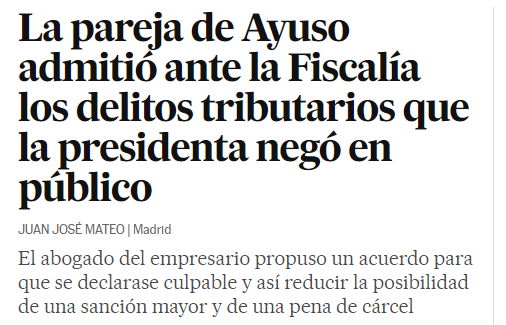 Ayuso se ríe en vuestra cara y os da igual.