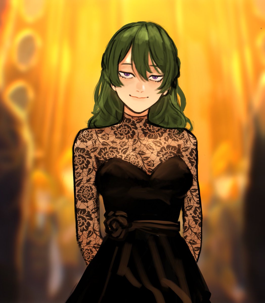 sethkiell's tweet photo. Ubel in a formal dress is *chef’s kiss* https://t.co/8LGLpnja8s