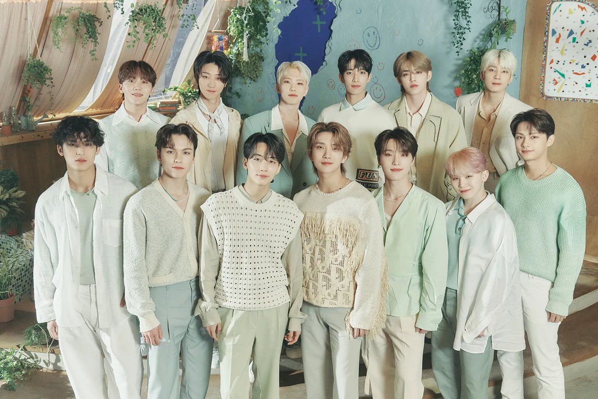 AlexEvansMusic's tweet photo. “Thirteen-piece boyband Seventeen…” come on guys, you missed a trick here. But then again I am X-ing about them. Is that the correct parlance?! #Seventeen https://t.co/w8GcuZbKNc
