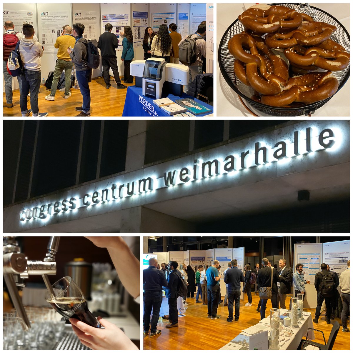 Thanks to all Poster Authors for all the interesting Posters! 🙂 Here are some impressions from our Poster Party yesterday at the #57Katalytikertreffen. Great discussions, cold beer and fresh pretzels - a perfect combination🥨🍻