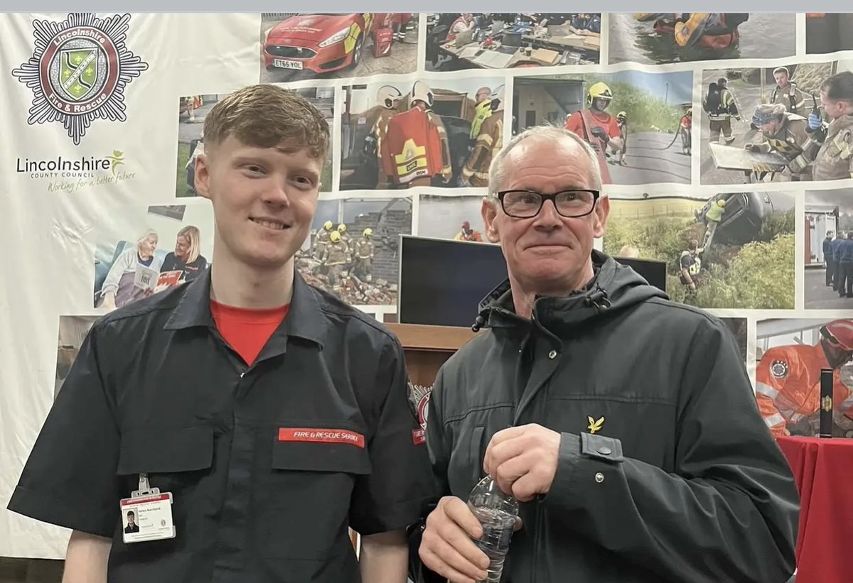 Harvey Marchbank joins us after completing his training course. He joins his dad our Crew Manager Craig Marchbank. A proud day for the family &amp; our station.