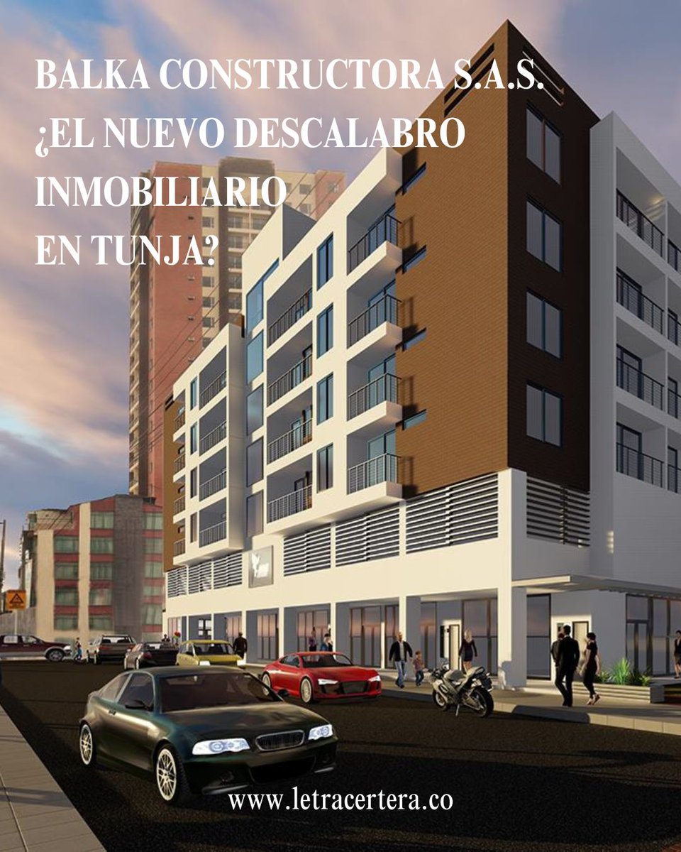 LetraCertera's tweet photo. ⚠️Balka Constructora S.A.S. ¿El nuevo descalabro inmobiliario en Tunja?⚠️

⬇️Lee la historia completa en el enlace⬇️

https://t.co/m9BQRCAtyE

🔥No olvides apoyar el #periodismo independiente, comentando y compartiendo nuestras investigaciones🔥

#Tunja
#Boyaca
#construccion https://t.co/7CRJNUjcVE