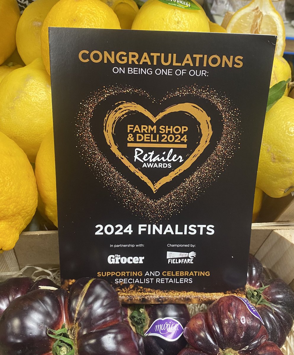We have made it to a final. The grocer farm shop and deli awards.  
Just to make it this far is humbling. It has been a long journey over these 5 decades. Thank you to all of you for being part of our ‘family’
#farmshopanddeliawards #shoplocal
#eastfinchley #greengrocer