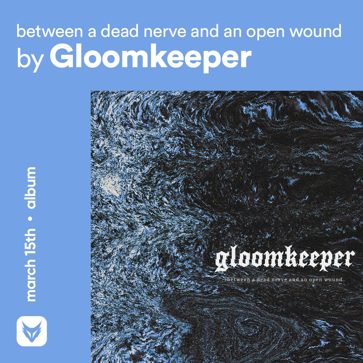 FOXCOREisdead's tweet photo. @deadawakeIL @ConvictionsRock // Friday s̶i̶n̶g̶l̶e̶s̶ releases, Pt. III.III: March 15th
@gloomkeeperla — between a dead nerve and an open wound - EP
@Half_Me_mp3 — Nothing Left to Lose But the Chains
#Foxblood — Gallows Song https://t.co/nWIcXTgqZN