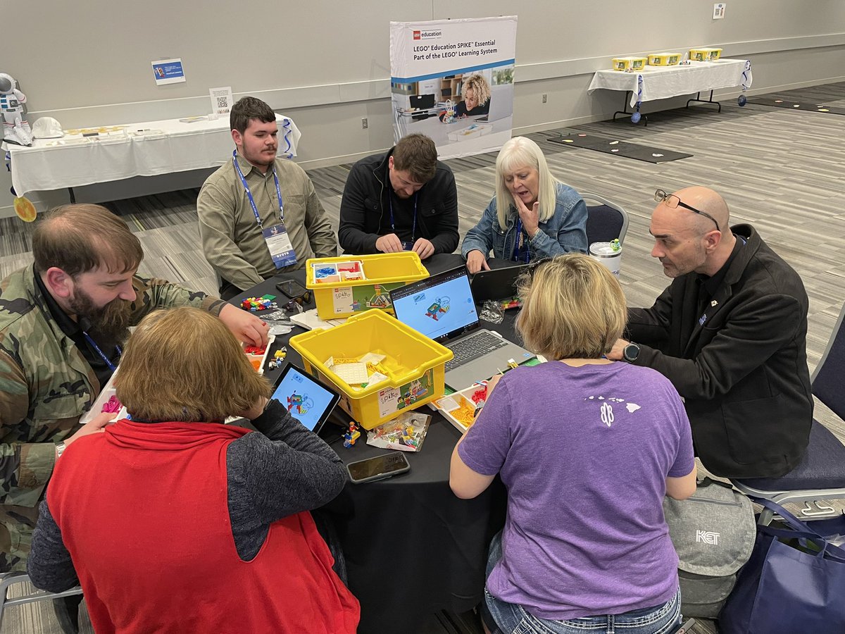Susan McGrath (@smcgrath2) on Twitter photo Great to be back at #KySTE24 with the amazing <a href="/AlyshaRomain/">Alysha Romain (she/her)</a> and <a href="/MrAdamVincent/">Adam Vincent</a>! Stop by M107 today for some serious play! <a href="/LEGO_Education/">LEGO Education</a> (and Happy Pi Day!) Great to be back at #KySTE24 with the amazing <a href="/AlyshaRomain/">Alysha Romain (she/her)</a> and <a href="/MrAdamVincent/">Adam Vincent</a>! Stop by M107 today for some serious play! <a href="/LEGO_Education/">LEGO Education</a> (and Happy Pi Day!)
