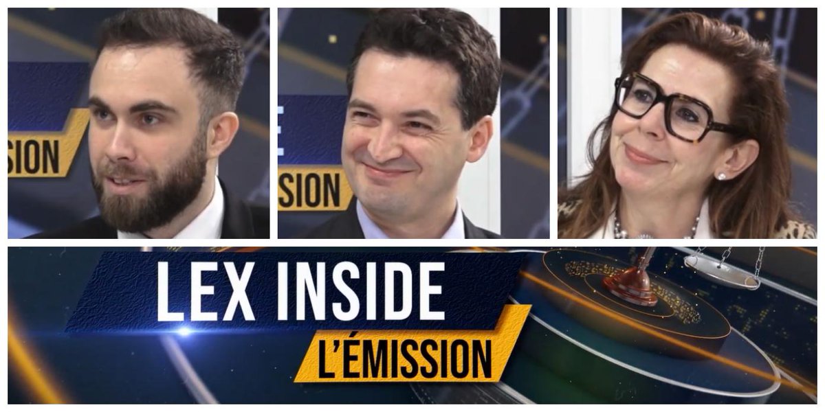 📺NOUVEAU numéro de #LexInside :
- Comment favoriser la parité dans les cabinets d'avocats ?
- Quelle protection juridique pour le jeu vidéo ?
- Devoir de vigilance : création d’une chambre spéciale de la cour d’appel de Paris
🔗youtu.be/x9EVHz5x1So?si…