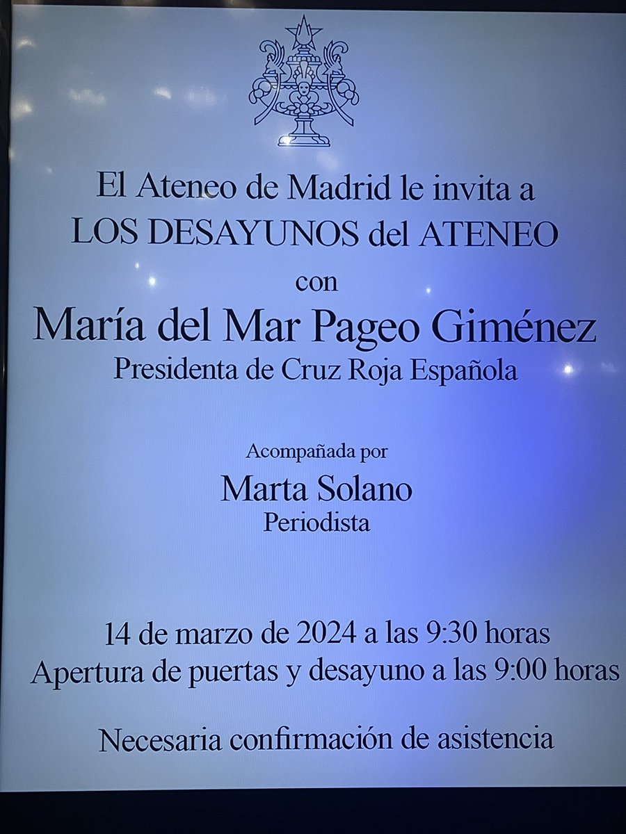 ramonjane's tweet photo. “Afrontar los retos y desafíos que tiene la sociedad desde una mirada humanitaria, evitando invisibilizar las vulnerabilidades y con una mirada de optimismo hacia la humanidad”@CruzRojaEsp @mmpageo @ateneodemadrid @martasolano_tv https://t.co/41oedqtKDQ