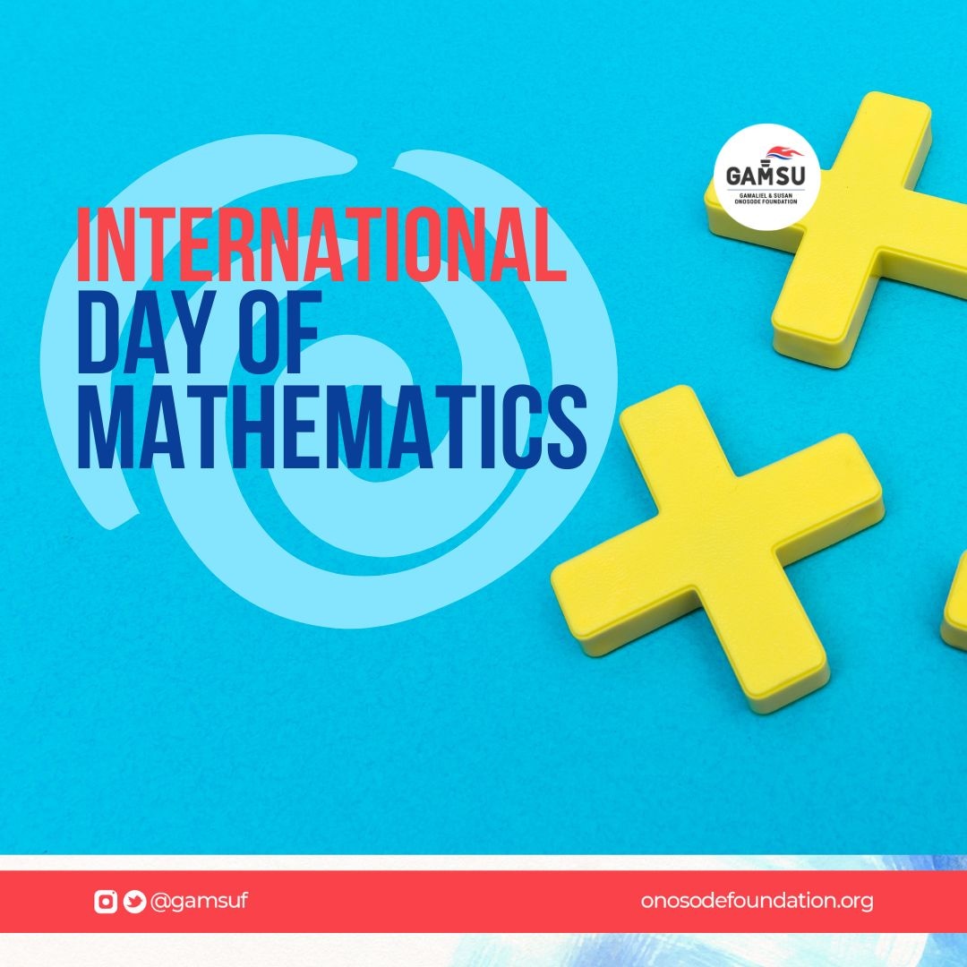 It's International Day of Mathematics. Today, we embrace the universal language of mathematics, exploring its elegance, creativity, and endless possibilities. Let's inspire curiosity and cultivate a love for numbers in every corner of the world.  #MathDav #DiscoverMath