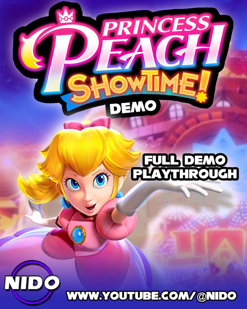 I played the Princess Peach: Showtime DEMO.

Watch the full demo playthrough on YouTube at: youtu.be/DYVlZ_g7Jmo

#nintendo #nintendoswitch #princesspeach #princesspeachshowtime #mario #mar10day #supermario #youtube #smallyoutuber #gameplay #youtubegaming