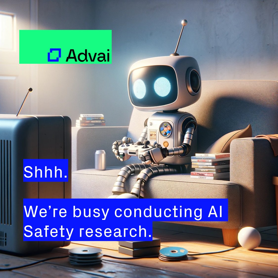 AdvaiLtd's tweet photo. A new paper released by DeepMind ‘Genie: Generative Interactive Environments’ shows how #genAI can turn prompts into playable environments. 

'Red-teaming' #AI will improve the game. Perhaps the journey towards #responsibleAI can be more playful than we thought? https://t.co/T6WBK2NLWg