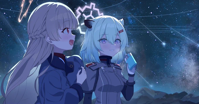 Shooting Stars#ブルアカ #블루아카이브 #BlueArchive 