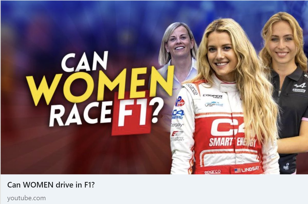 Bravo @KymIllman 
✅Your video gets to the point✅ Media often misreports the real reasons. Why?
That's why I'm proud to drive successfully in the FIA FORMULA 3. The next goal FIA FORMULA 2 in focus. 
#sophia #racegirl #unscripted #Alpine #racHer #pushinglimits