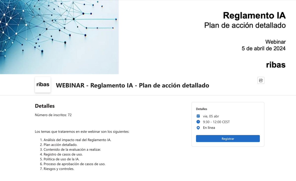 Webinar - Reglamento IA - Plan de acción detallado.

events.teams.microsoft.com/event/dec4eea2…