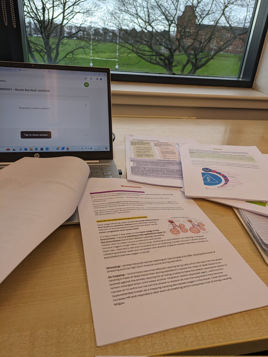 Last push before this exam! Where has the time gone 🤯 #NRS501 #PUN14
