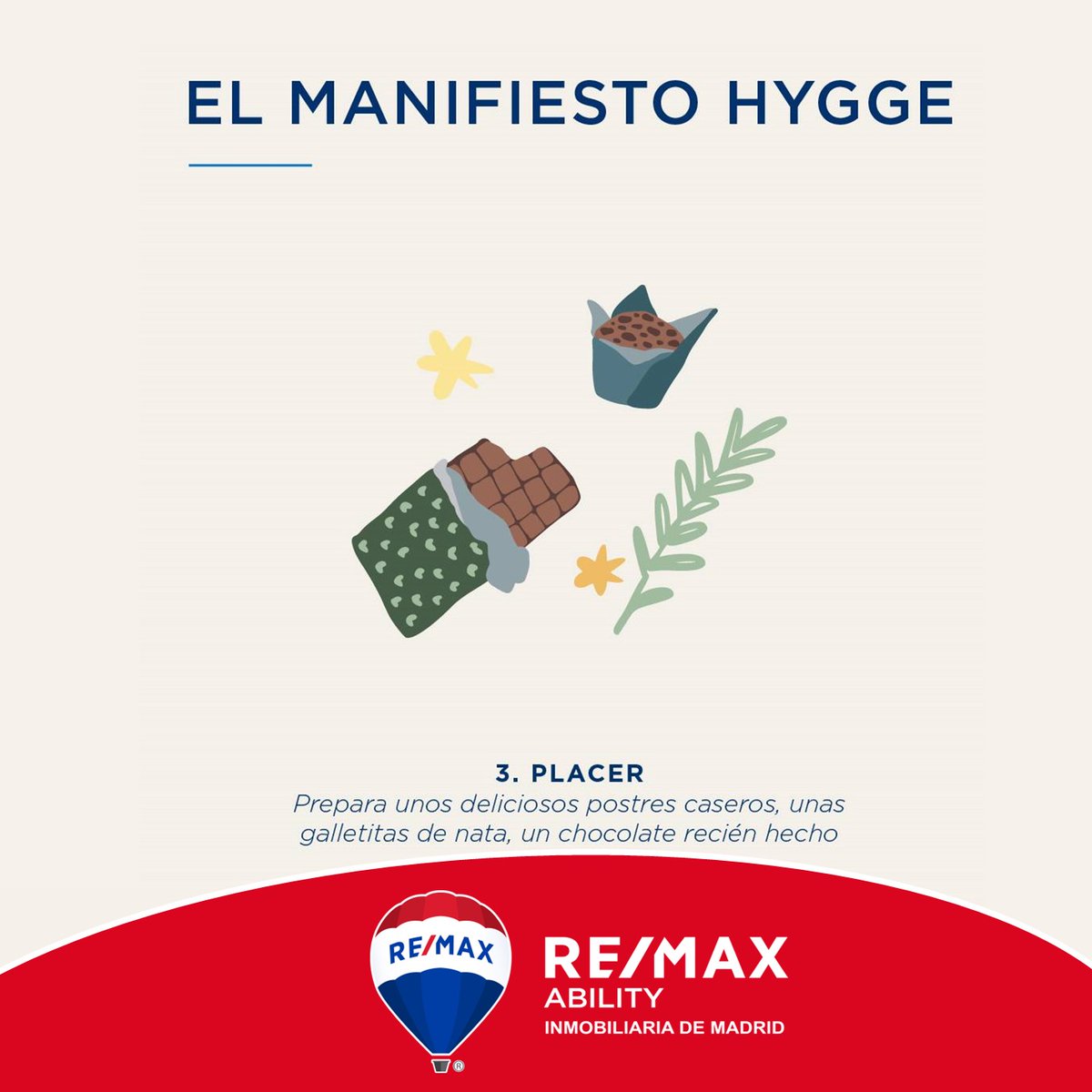 REMAXability's tweet photo. No te martirices 😆! Aprecia el café por la mañana, el postre después del almuerzo, el postre casero para meriendas especiales, o el vino de la noche. En esos pequeños placeres está la felicidad. https://t.co/MjUHYd1XdE #manifiestohygge #contigoencadapasodelcamino https://t.co/d7tvX8yR7I