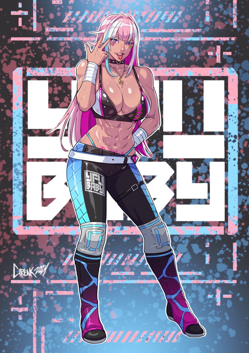 Ezio_Delacroix5's tweet image. Name: YFU Baby

Alias: YFU, Queen of XSTA-Z, Oni

Style of Wrestling: Striker/Highflyer

Affiliation: Seiso (Babyface)

Faction: N/A

Moveset Base: Swerve Strickland

Finisher: Last Lullaby, YFU Stomp, XSTA-Z

Artwork by: @cirenkoyenk
@YFUBABY #Doodlefu #VCW