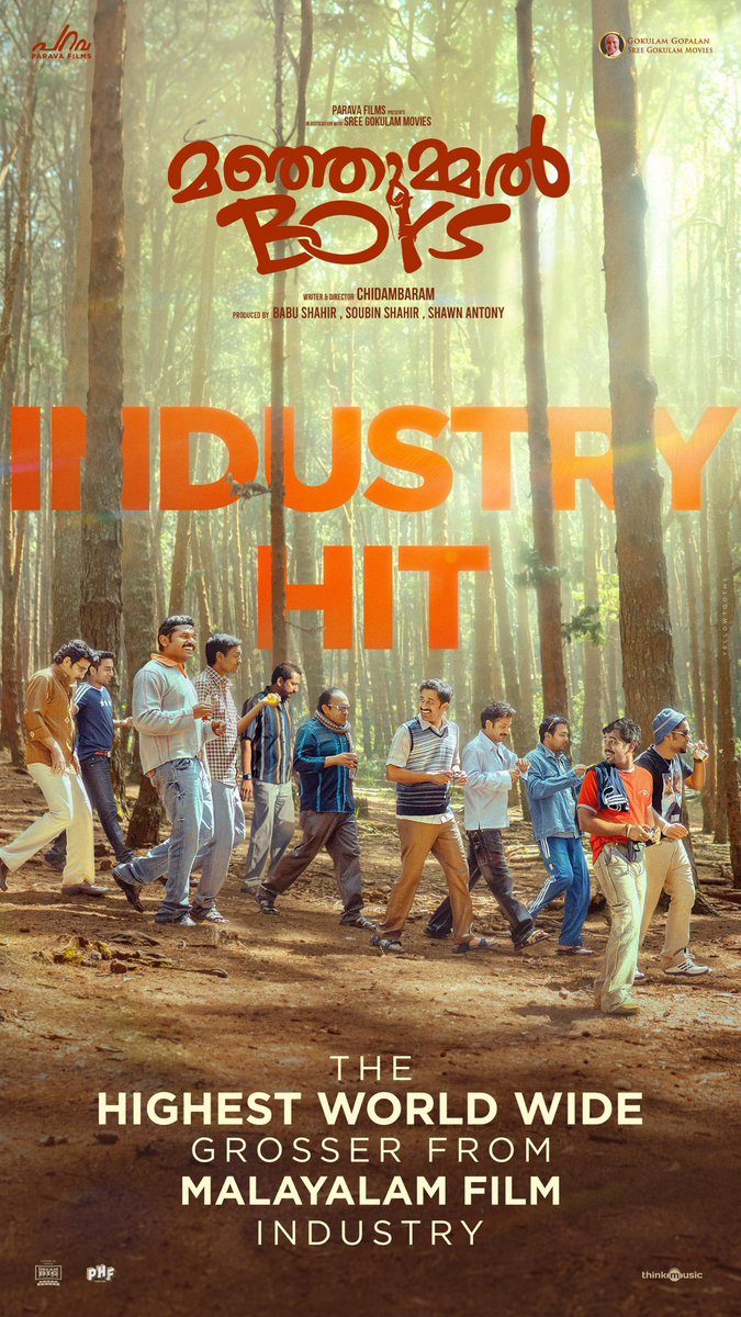 MrFilmophile's tweet photo. Highest Worldwide Grosser From Malayalam Film Industry..!! 👏🏻👏🏻

#ManjummelBoys https://t.co/QdEIQRIW6N