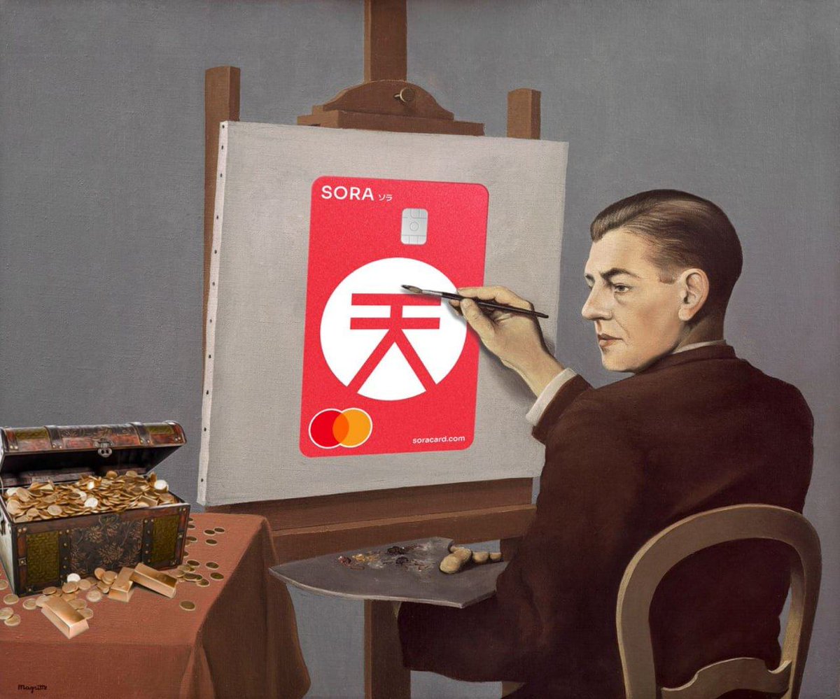 sora_xor's tweet photo. When you feel financial freedom and want to draw it 👨🎨 @SORACARDcom
#communitymemes https://t.co/q1bXQUrBrI
