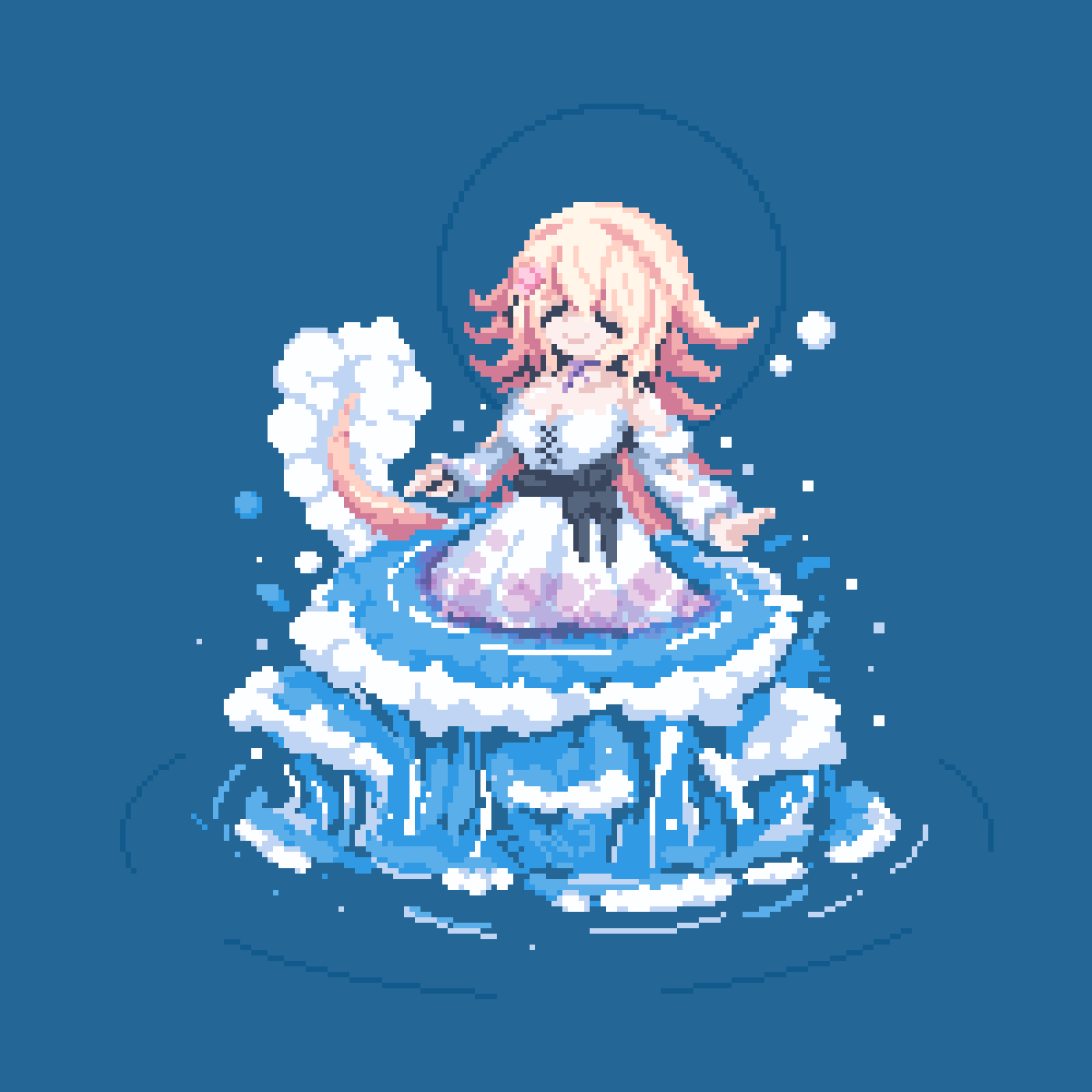 FerenaiNexi's tweet photo. Lottie Shinju
#pixelart #ドット絵 
#drawaLottie https://t.co/j7lSTYLWMk