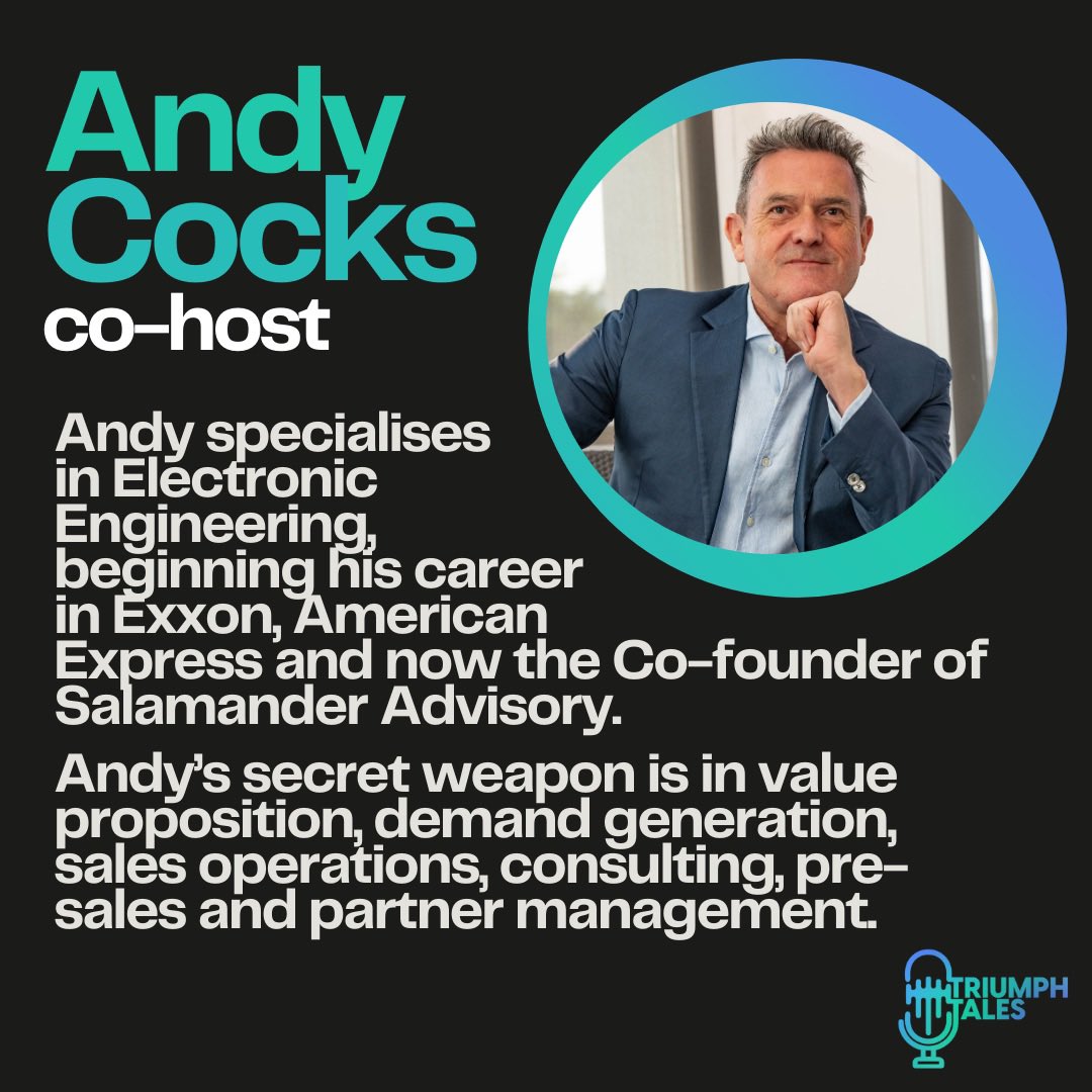 My co-host Andy! Long time friend, colleague and business leader in his own right!