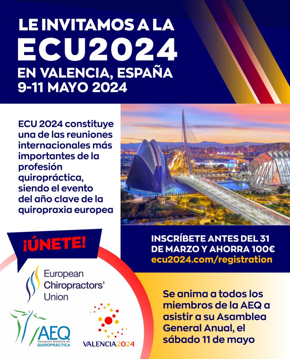 AEQ Quiropráctica (@quiropracticaeq) on Twitter photo Por favor únete a nosotras en Valencia! #Valencia Por favor únete a nosotras en Valencia! #Valencia