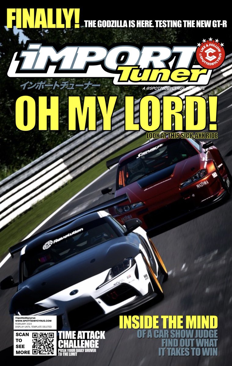 TKcarenjoy's tweet photo. 続編
こんな感じもありますw
このテンプレート作った方神スギ‼️

#GT7 #OKDgames撮影班 #一期生
#option #importTuner
#spottedbycyrus https://t.co/Rd7IddId0N