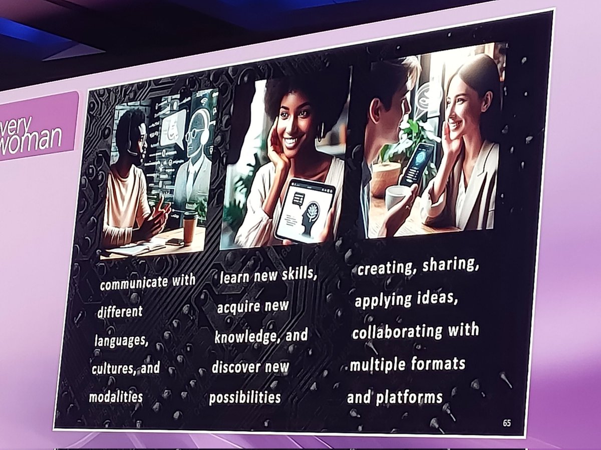 Nutsobunso's tweet photo. How the next wave of AI will transform the workplace with Roxanne Anderson from Bupa.  Super insightful. #ewtechforum
AI helping us communicate, learn and knowledge work https://t.co/jTdKQQfb2c